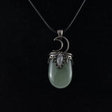 Natural Stone Pendant Neck Chains For Women Quartz Crystal Charm Necklace