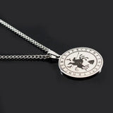 Nordic Viking Vintage Rune Warrior Pendant Necklace
