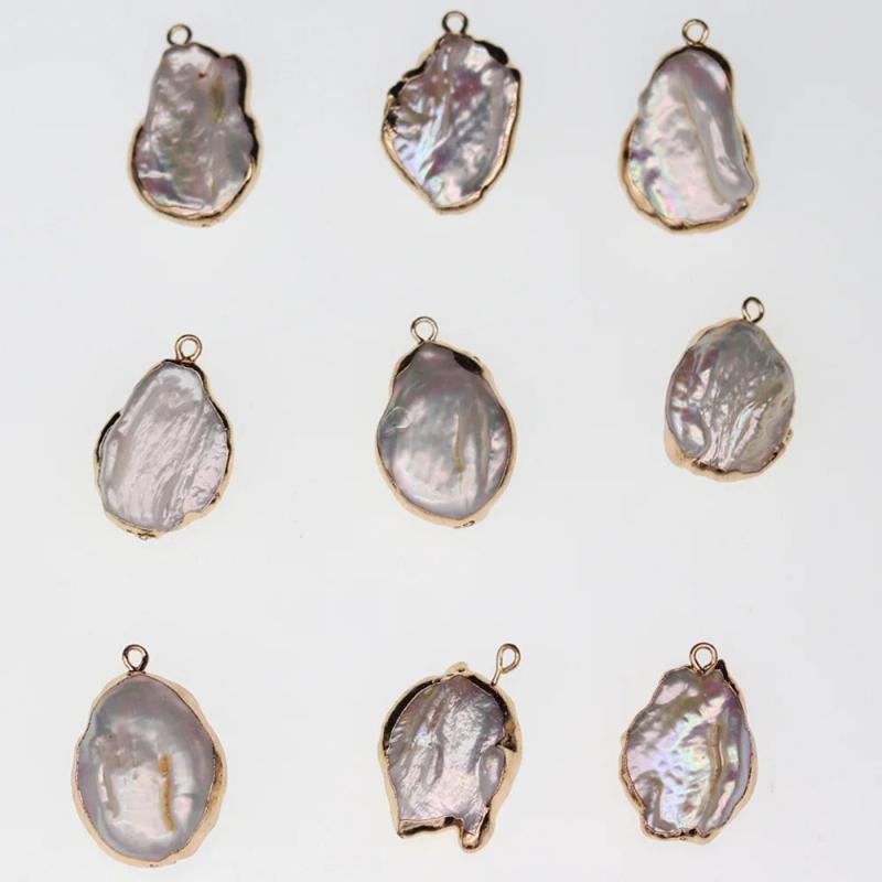 Natural Pearl Irregular Pearl Pendant Bead for DIY Jewelry Making