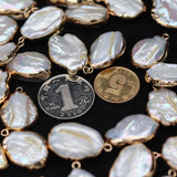 Natural Pearl Irregular Pearl Pendant Bead for DIY Jewelry Making