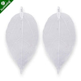 Electroplated Leaf Pendant, Filigree Leaf Charm for Jewelry Making