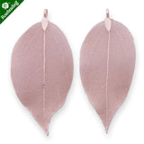 Electroplated Leaf Pendant, Filigree Leaf Charm for Jewelry Making