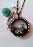 20PCS Key dangles for charm locket with Lobster clasp