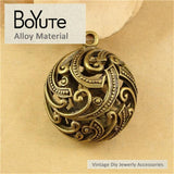 BoYuTe 26MM Antique Bronze Plated Hollow Ball Pendant Charms