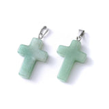 10Pcs Turquoise Rose Pendant Necklace for Women Jewelry Making DIY