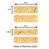6pcs Sun Moon Sea Charms Pendant Connectors for DIY Necklace Bracelet