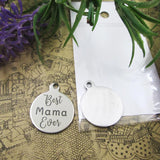10pcs Mama Ever Stainless Steel Charms Pendant DIY Findings