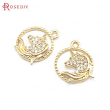 Champagne Brass Unicorn Charms Pendants Jewelry Making DIY