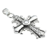 Christian Cross Stainless Steel Pendant Charm Necklace Men Women