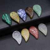 5 Pcs Agate Stone Pendants for Jewelry Making