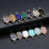 5 Pcs Agate Pendant Charms for Jewelry Making Necklace Gift