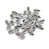 10PCS Shell Pendant Printing Conch Shell Charms Jewelry Making DIY Necklaces