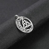 5pcs Pentagram Celtic Knot Pendant Stainless Steel Charm Pendant