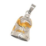 316L Stainless Steel Biker Bell Pendant