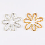 2 Tibetan Silver Flower Charms Pendants for Jewellery Making DIY