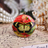 Antique Bronze Brass Photo Locket Pendant Charm