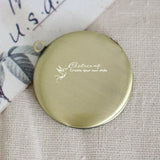 Antique Bronze Brass Photo Locket Pendant Charm