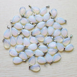 Opal Stone Water Drop Teardrop Beads Pendants for DIY Jewelry Making