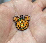 10 Pcs Cartoon Enamel Beads Pendants Metal Charms Craft DIY Jewelry Making