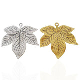 Large Maple Leaf Charms Pendants for Necklace Making 59x58mm