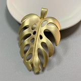 Large Leaf Charms Pendants for Jewellery Making 80x53mm