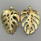 Large Leaf Charms Pendants for Jewellery Making 80x53mm