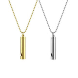 Stainless Steel Meditation Breathing Anti Anxiety Necklace