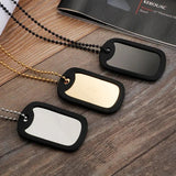 Custom Stainless Steel Dog Tags Necklace Engraving