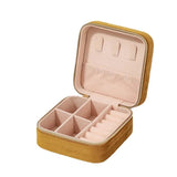 Velvet Portable Jewelry Box and Packaging - High-end Leather Storage Box