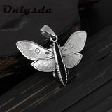 Butterfly Skull Metal Pendant Necklace Harajuku Punk Gothic Choker V020