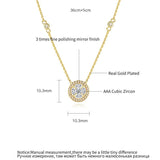 CZ Drop Pendant Necklace Bridal Wedding Jewelry
