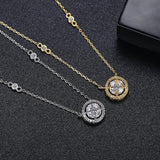 CZ Drop Pendant Necklace Bridal Wedding Jewelry