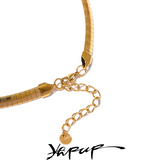 316L Stainless Steel Chain Collar Necklace 18K PVD Plated Waterproof
