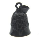 Motorcycle Bell Pendant Steel Biker Style Necklace