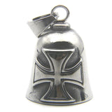 Motorcycle Bell Pendant Steel Biker Style Necklace