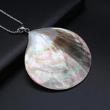 Chic Shell Fan Pendant Necklace, DIY Women's Jewelry