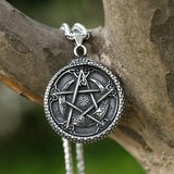 Men's Stainless-Steel Tree of Life VIKING Pendant Necklace