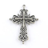 Alloy Rhinestone Big Cross Pendants for Jewelry Making