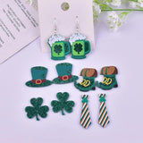 10pcs/pack Irish St. Parker's Acrylic Charms for Jewelry Making