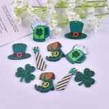 10pcs/pack Irish St. Parker's Acrylic Charms for Jewelry Making