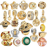 925 Silver Robot Cat Charm for Bracelet Bangle