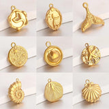 Sea Animal Pendants Stainless Steel Ocean Charm