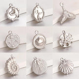 Sea Animal Pendants Stainless Steel Ocean Charm