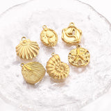 Sea Animal Pendants Stainless Steel Ocean Charm