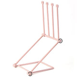 Pink Plastic Jewelry Display Racks Earring Hairband Organizer