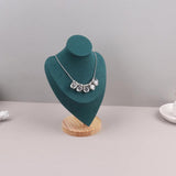 Velvet Portrait Necklace Display Pendant Organizer Jewelry Stand