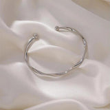 Minimalist Twisted Rope Chain Bracelet Charm