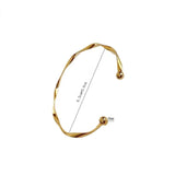 Minimalist Twisted Rope Chain Bracelet Charm