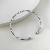 Minimalist Twisted Rope Chain Bracelet Charm