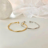 Minimalist Twisted Rope Chain Bracelet Charm